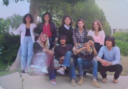 Foto de un grupo de alumnos de 1º A de Administrativo 1978 ~ 1979